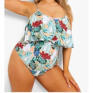 Size 18 Tropical Print Swimsuit
